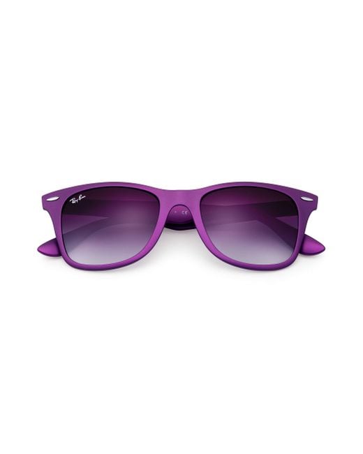 Ray-Ban Wayfarer Liteforce in Purple Lyst UK