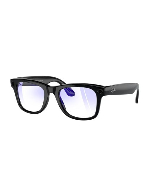 Wayfarer glasses best sale clear lenses