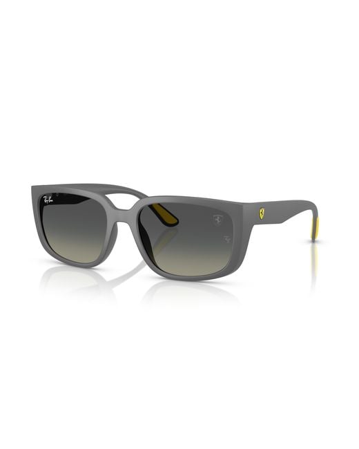 Ray-Ban Black Rb4443m Scuderia Ferrari Collection Sunglasses