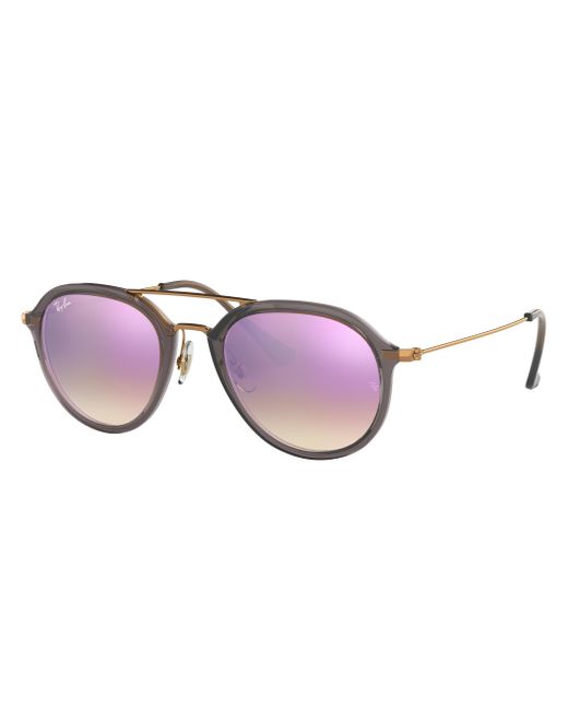 Ray-Ban Multicolor Rb4253 Sunglasses -copper Frame Blue Lenses