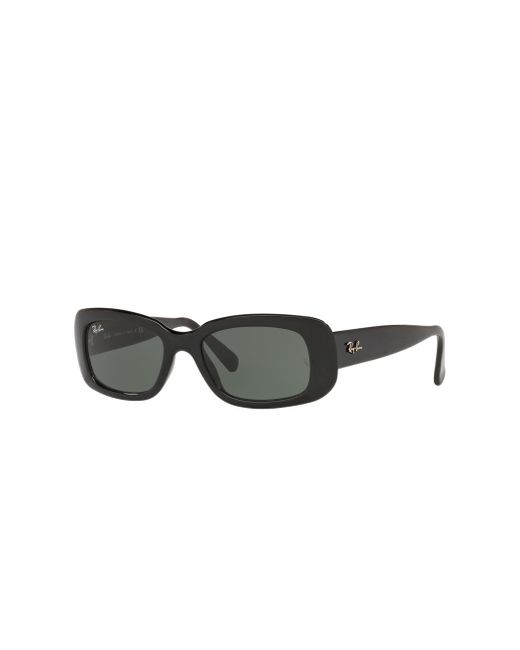 Sunglasses Woman Rb4122 Black Frame Green Lenses 50 18