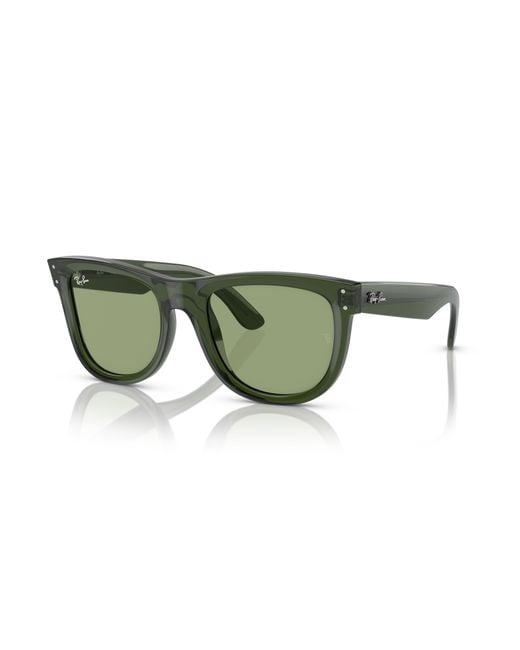 Ray-Ban Wayfarer Reverse Limited Sunglasses Frame Green Lenses