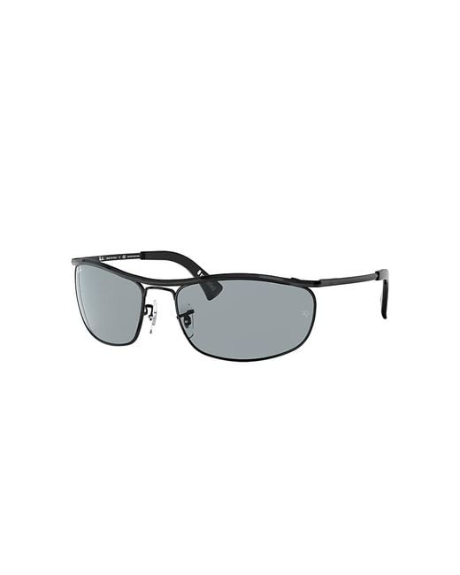 Ray-Ban Olympian I Deluxe Reloaded Sunglasses Black Frame Grey Lenses 62-19  - Lyst