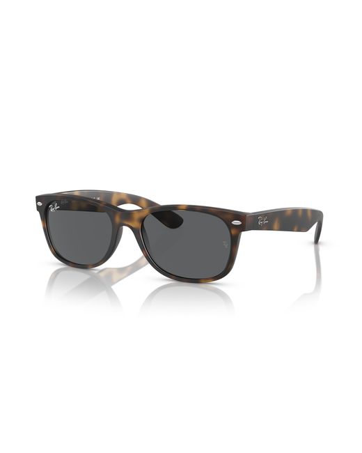 New wayfarer classic gafas de sol montura gris lentes Ray-Ban de color Black