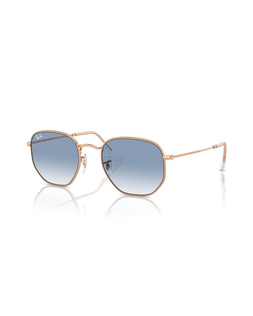Ray-Ban Black Rb3548 Hexagonal Sunglasses