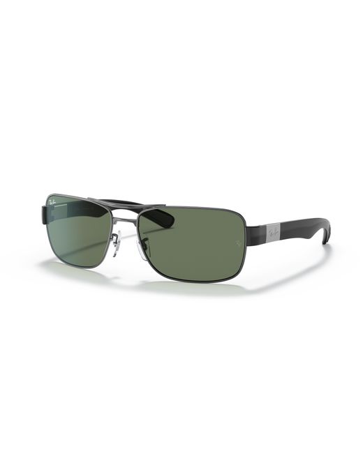 Ray-Ban Sunglasses Man Rb3522 - Gunmetal Frame Green Lenses 61-17 for men