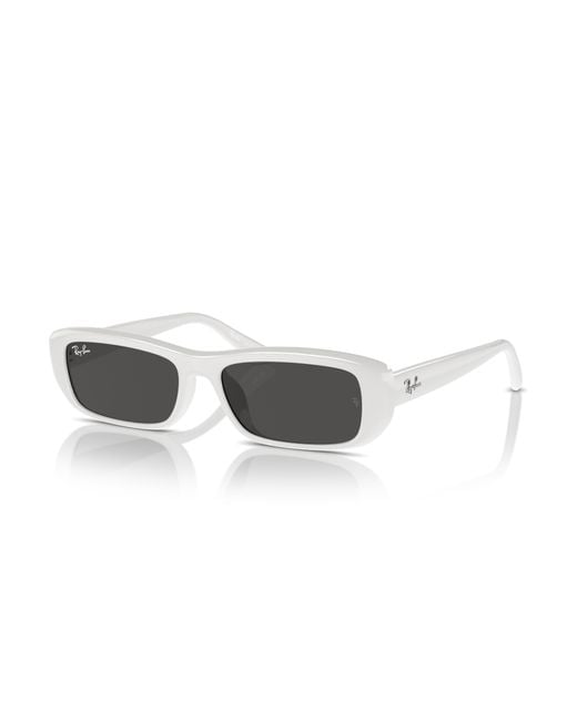 Rb4436d bio-based lunettes de soleil monture verres grey Ray-Ban en coloris Black