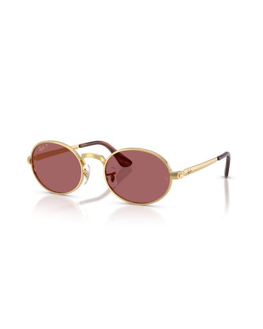 Ray-Ban Black Rb3931 By A$ap Rocky Sunglasses Frame Violet Lenses Polarized