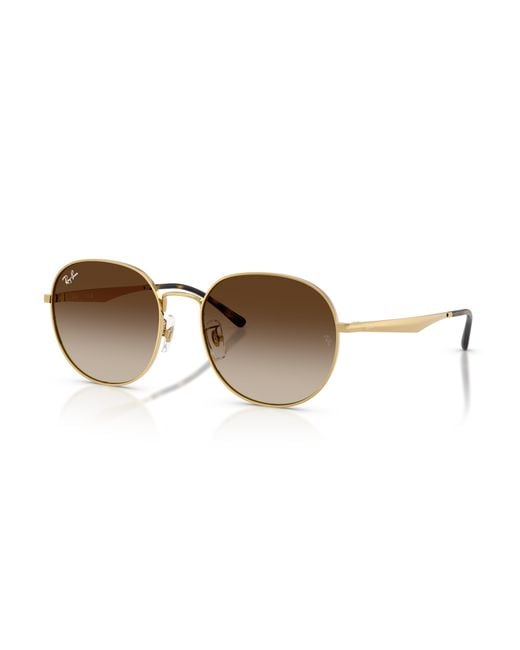 Ray-Ban Black Rb3727d Sunglasses Frame Brown Lenses