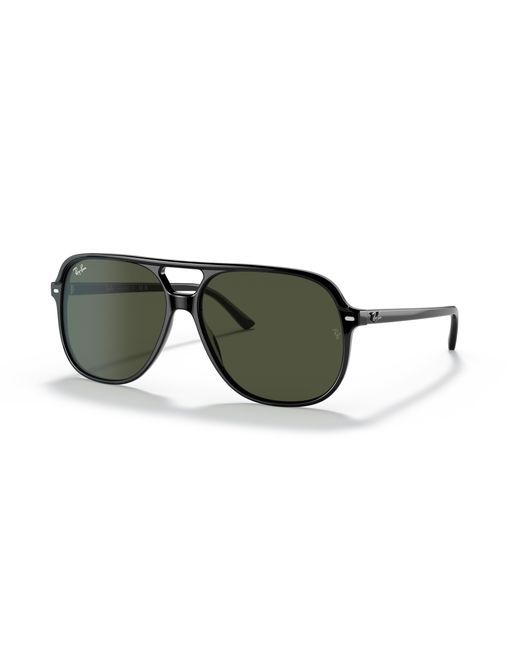 Ray-Ban Black Bill Sunglasses Frame Green Lenses Polarized