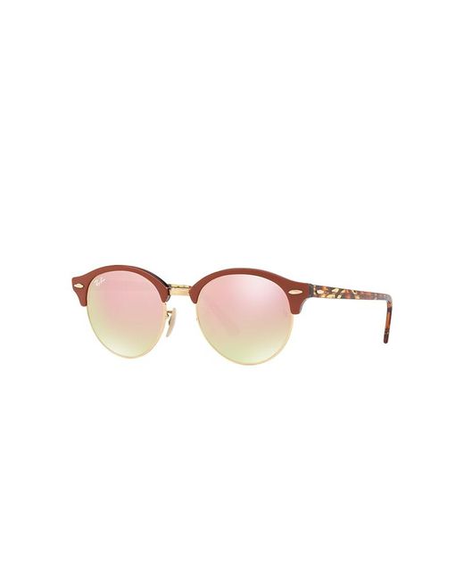 Ray-Ban Orange Clubround Flash Lenses Sunglasses Frame Copper Lenses