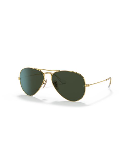 Ray-Ban Black Aviator | Aviation Collection Sunglasses Frame Green Lenses