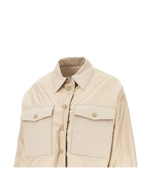 Weekend by Maxmara Natural Nylon Jacket With Satin Effect