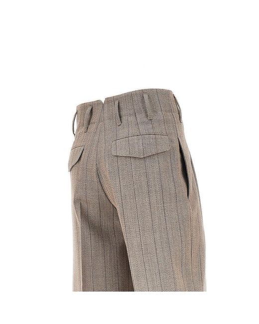 AMI Natural Wool Pants With Darts for men