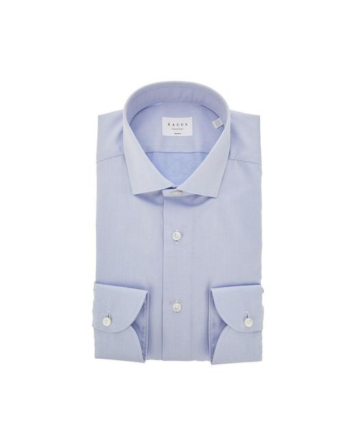 Camicia 'Active' Tailor Fit di Xacus in Blue da Uomo