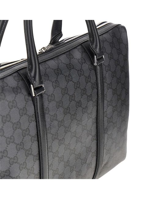 Gucci Black Gg Supreme Work Bag for men