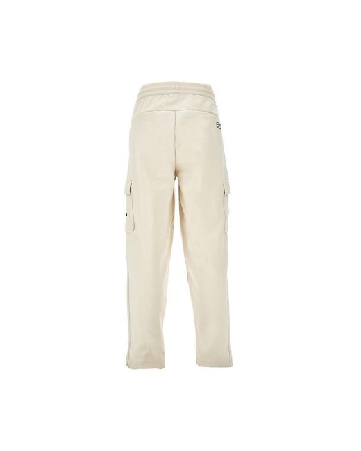 Pantalone Cargo di EA7 in Natural da Uomo