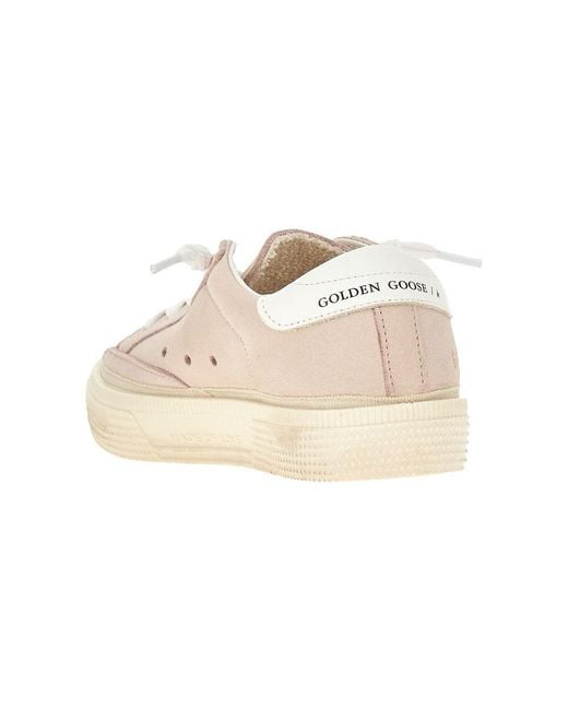 Golden Goose Deluxe Brand Multicolor 'May' Leather Sneakers Kids