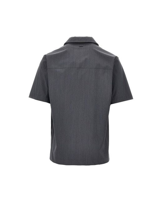 Herno Gray Wool Touch Shirt for men