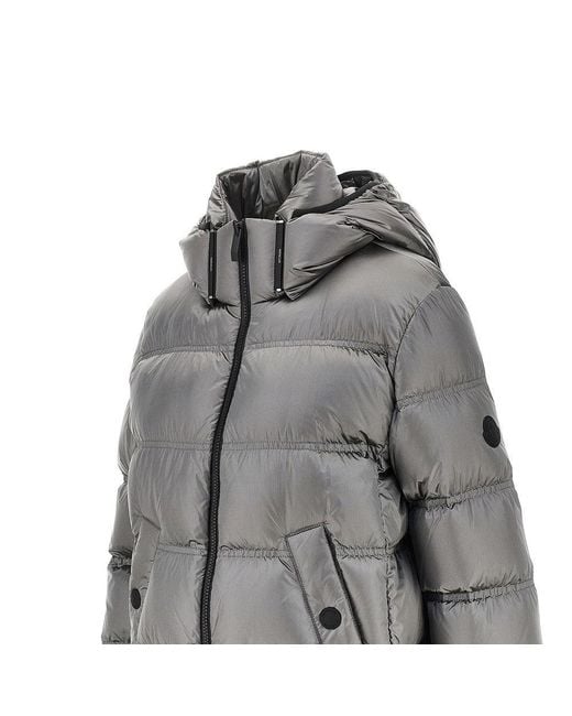 Moncler Gray 'Sensation' Short Down Jacket