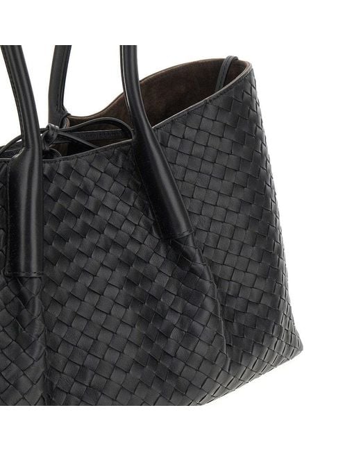 Bottega Veneta Black 'Pinacoteca' Reversible Leather Bag