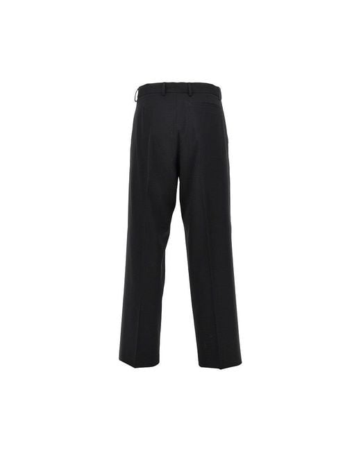 BRERAS Milano Black 'Orazio' Pants With Dart for men