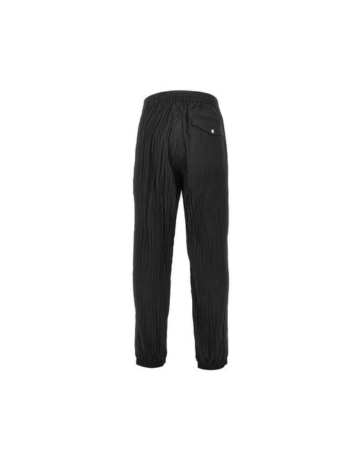 Tatras Black 'Skiathos' Pleated Twill Pants for men