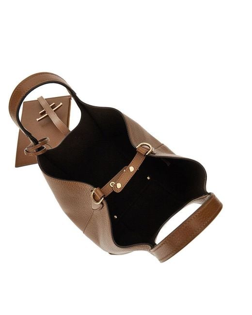 Tod's Brown Mini 'T Timeless' Shopping Bag