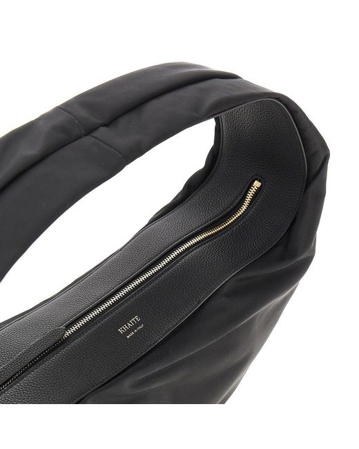 Borsa Hobo 'Olivia' Media Donna di Khaite in Black