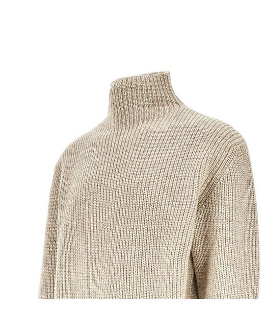 Lemaire Natural Alpaca And Yak Turtleneck Sweater for men