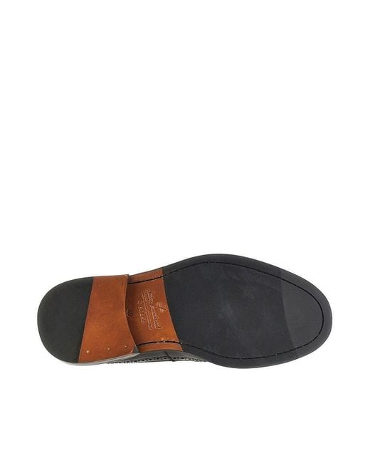 JUAN LACARCEL BY CALCE Black Brushed Leather Lace-Up Shoes for men