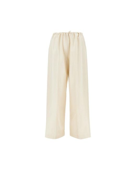 The Row Natural 'Beta' Silk Pants