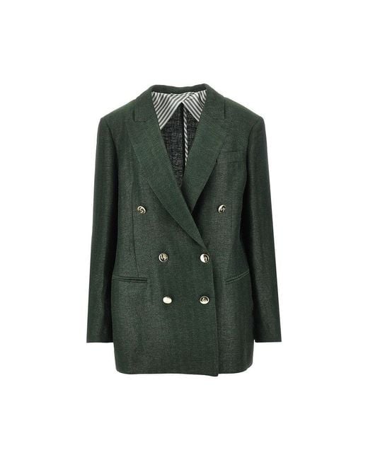 VI TO VI Green 'Victory' Herringbone