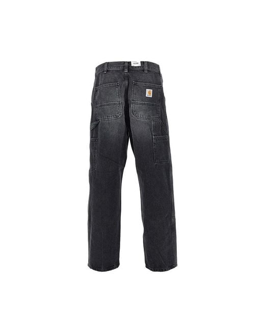 Carhartt Gray Double Knee Denim Pants for men
