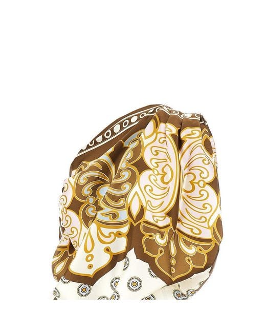 LaDoubleJ Metallic Silk 'Full-On' Foulard Top