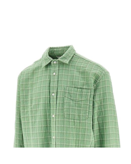 Forét Green 'Scout' Relaxed Fit Shirt for men