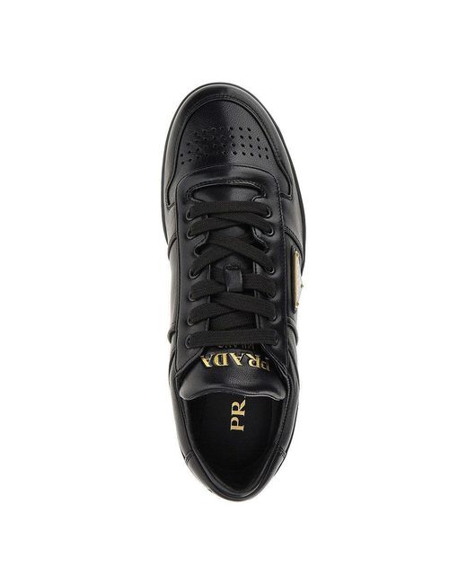 Prada Blue 'Downtown' Nappa Leather Sneakers 7 for men