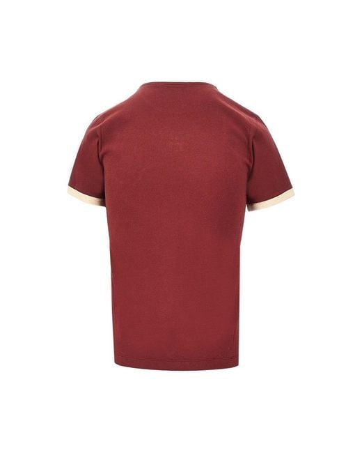 Miu Miu Red Logo Patch T-Shirt