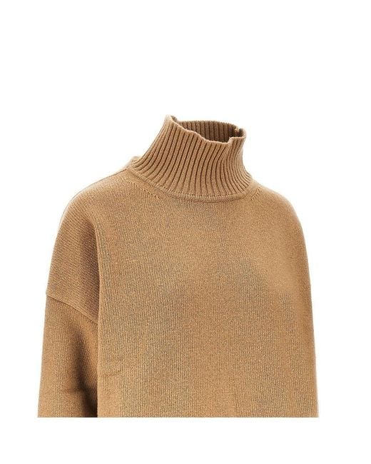 Weekend by Maxmara Natural Virgin Wool Knitted Sweater