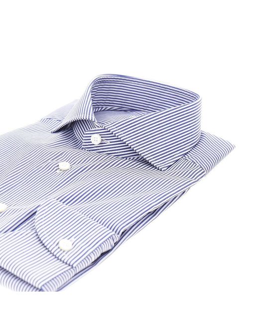 Xacus Purple 'Classic' Tailor Fit Cotton Shirt for men
