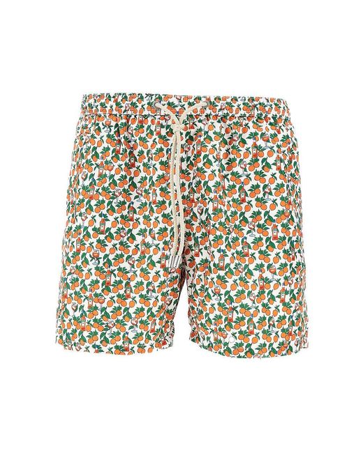 Mc2 Saint Barth Yellow Aperol Spritz Limited Edition Swim Shorts for men