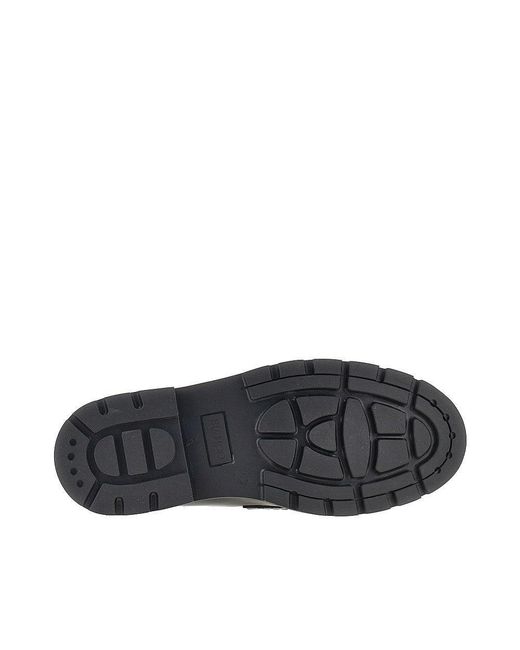 Bianco Black Leather Loafers With Tassels for men