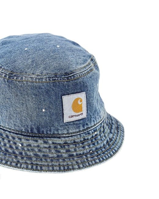 Carhartt Blue 'Belmar' Denim Bucket Hat for men