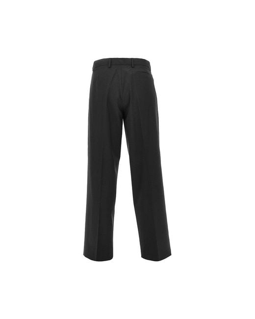 BRERAS Milano Black 'Orazio' Pants With Dart for men