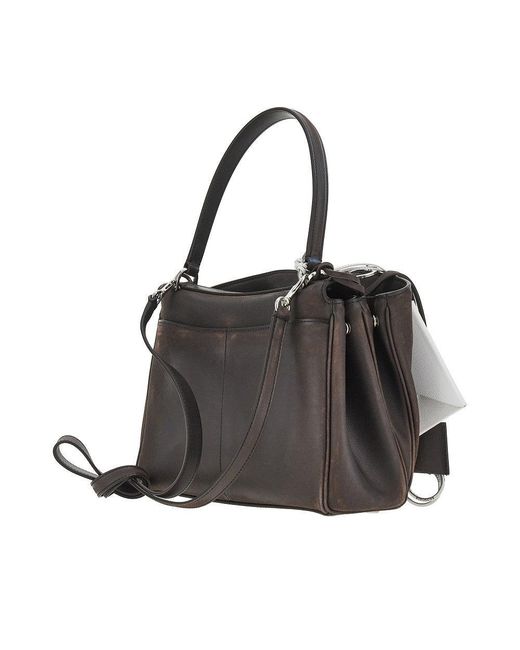 Balenciaga Black Leather Small 'Rodeo' Bag