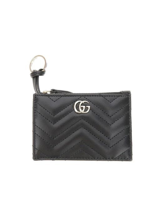 Portachiavi Gg Marmont di Gucci in Black
