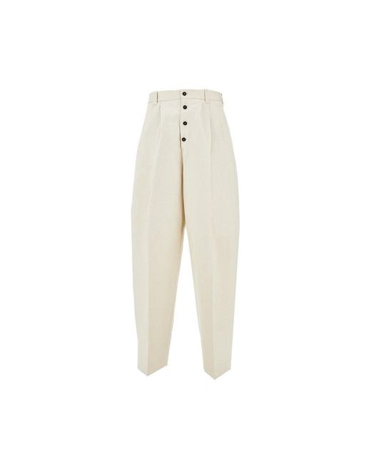 Pantalone 'Fernando' di Jacquemus in Natural da Uomo