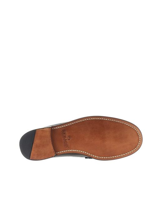 Sebago Blue 'Ferrara' Leather Loafers for men