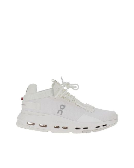 On Shoes White Cloudnova 2 Sneakers