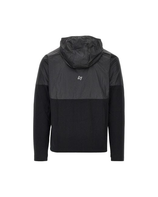 EA7 Black Vigor7 Full-Zip Sweatshirt for men